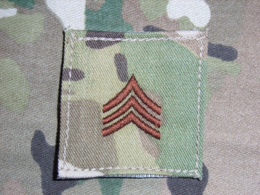 Sergeant E-5 MultiCam VELCRO Abzeichen