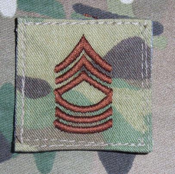 Master Sergeant E-8 MultiCam&#8482; VELCRO Abzeichen