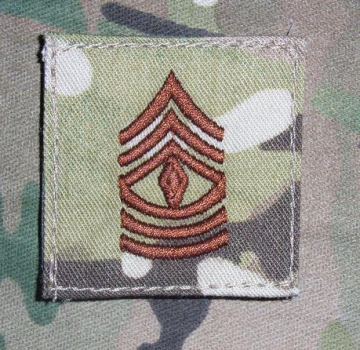 First Sergeant E-8 MultiCam VELCRO Abzeichen