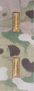 Second Lieutenant O-1 MultiCam&#8482; Sew On Abzeichen