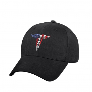 US Medical Symbol (Caduceus) Low Profile Hat