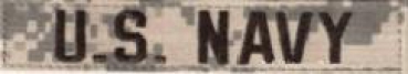 U.S. NAVY ACU Velcro Uniform tape