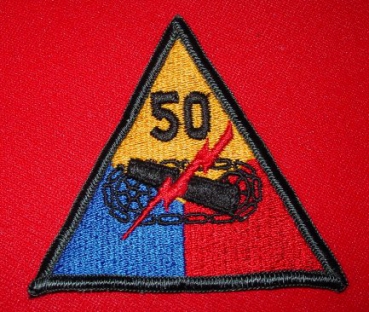 50th ARMORED Divison Uniform Abzeichen patch AufnÃ¤her