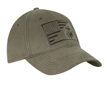USMC Globe and Anchor Low Pro Cap olive drab