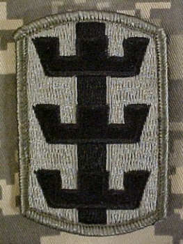 130th Engineer Brigade ACU PATCH foliage green