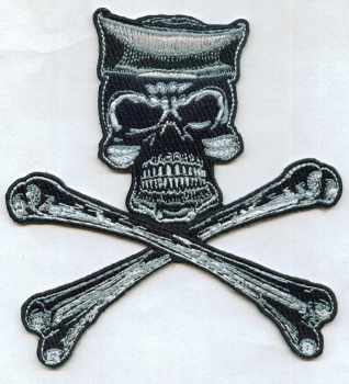 US Navy USN Skull Crossbones Dixie Bad to the bone Patch