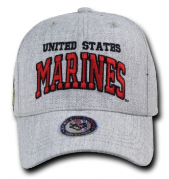 Heather Grey MARINES Military Cap