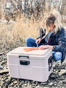 Rugged Road Cooler 45 V2 Polar White