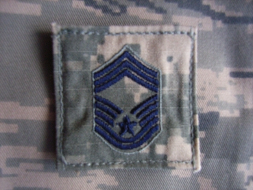 Chief Master Sergeant E-9 US Airforce ABU Velcro Rank Digital Uniform Insignia Abzeichen