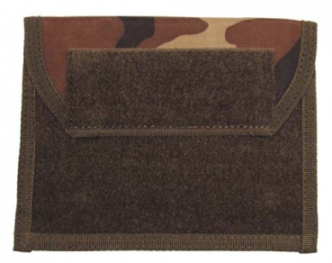 Modular System MOLLE  Brusttasche mit Klett woodland camouflage