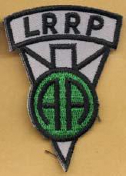 82nd AIRBORNE DIVISION LRRP Military patch