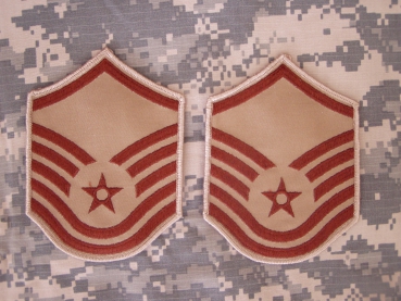 MASTER SERGEANT E7 RANK USAF DESERT