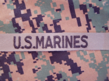 U.S. MARINES USMC Uniform tab oliv mit Klettverschluß