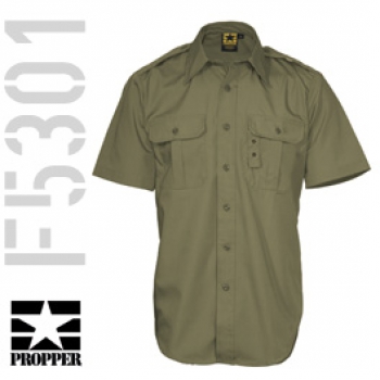 US PROPPER Short Sleeve Tactical Battle Rip Shirt - oliv