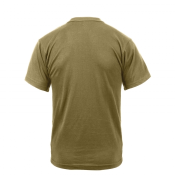 US Flag / USMC Eagle, Globe & Anchor T Shirt - Coyote Brown