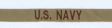 U.S. NAVY DCU Desert tab Uniform schriftzug