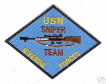 US NAVY USN SNIPER TEAM RIVERINE FORCES patch