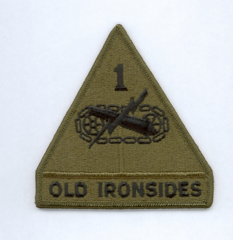 1st Armor Division Old Ironsides BDU patch