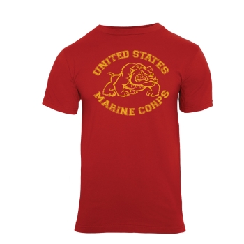 Preview: US VINTAGE RED U.S. MARINE BULLDOG T-SHIRT