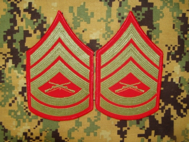 Gunnery Sergeant US Marine Corps Uniform Abzeichen