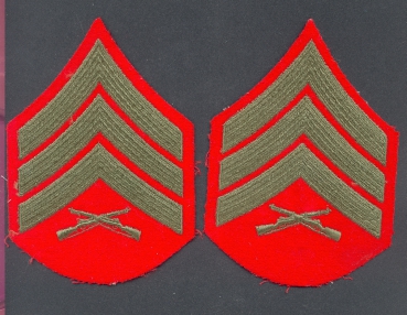 Sergeant US Marine Corps Uniform Abzeichen