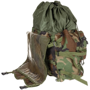 US Army Mainpack Rucksack Field pack Molle II 100 Liter Bag woodland camouflage