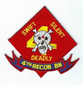 4th Recon BN USMC Uniform Abzeichen patch