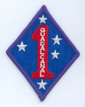 1st Marine Division " GUADALCANAL " patch