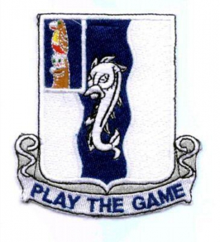 50th Infantry Regiment VietNam "Play The Game" patch