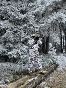 Snow Camo ECWCS Cold Weather Regenjacke mit Kapuze
