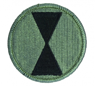 7th Infantry Division "Bayonet Division" UCP patch