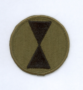 7th Infantry Division BDU patch