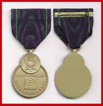 US Navy USN Expert Pistol Shot Medal