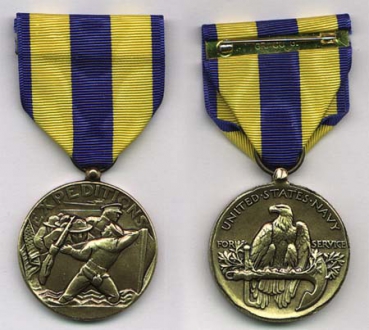 US Navy USN Expeditionary Campaign Medal Uniform Orden