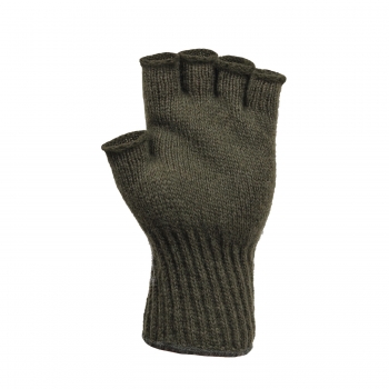 US Army Fingerless Wool Gloves Oliv Drab
