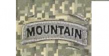 US ARMY ACU MOUNTAIN Uniform tab Abzeichen