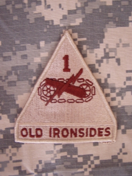 1st Armor Division OLD IRONSIDES Desert patch