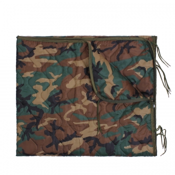 ARMY GI Type Rip-Stop WCP Poncho Liner With Zipper
