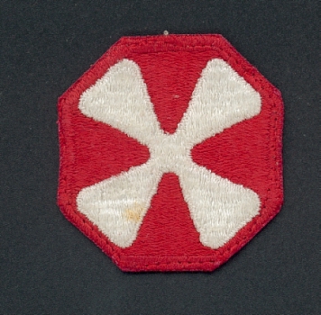 8th US Armee Uniform Abzeichen patch