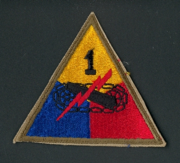 1st Armor Division Uniform WWII patch