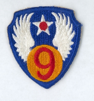 9th USAAF Uniform Abzeichen patch WWII