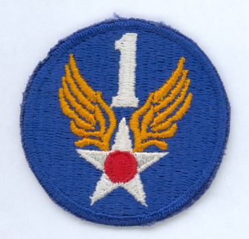 1st USAAF Uniform Abzeichen patch WWII