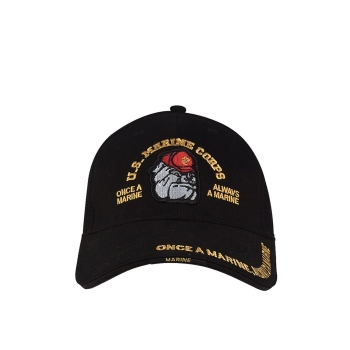 US MARINE CORPS Bulldog Cap Black