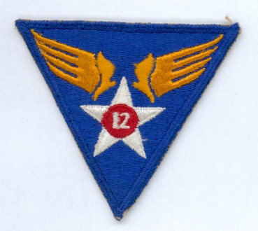 12th USAAF Uniform Abzeichen patch WWII