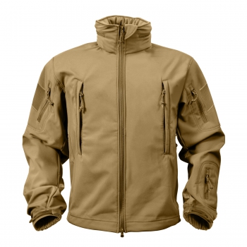 Preview: SPECIAL OPS TACTICAL SOFT SHELL FLEECE JACKE COYOTE BROWN