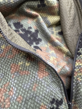 AB Fleece Hoodie Jacke Delta Flecktarn