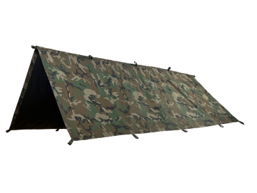 AB Field Tarp IRR 220 × 250 cm mit 10.000 mm Wassersäule Woodland Forest