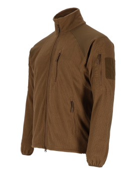 A.B. Grid Fleece-Jacke Operator Coyote