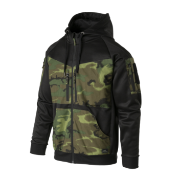 HELIKON TEX ROGUE Hoodie (FullZip) - BLACK / ERDL