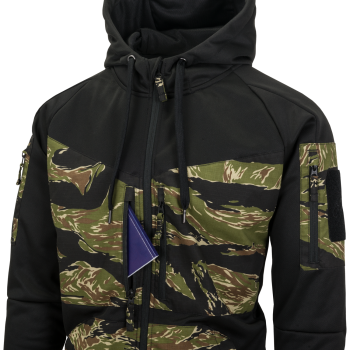 Helikon-Tex ROGUE Hoodie (FullZip) - Black / Desert Night Camo